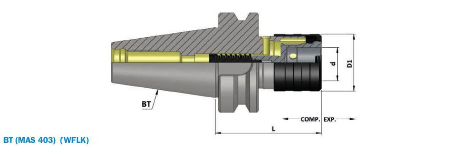 BT40 TWFLK1 67.5 TAPPING ATTACHMENT